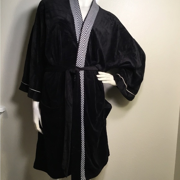 PIERRE CARDIN UNISEX VINTAGE OF 1975 VELVET ROBE DE CHAMBRE SIZE L/XL - Picture 2 of 5